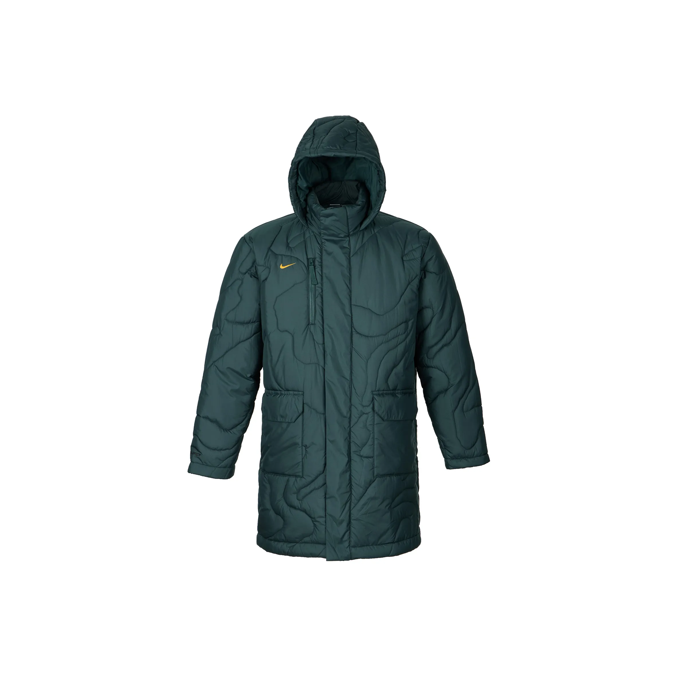 Nike Пуховик Мужской Темный Jungle