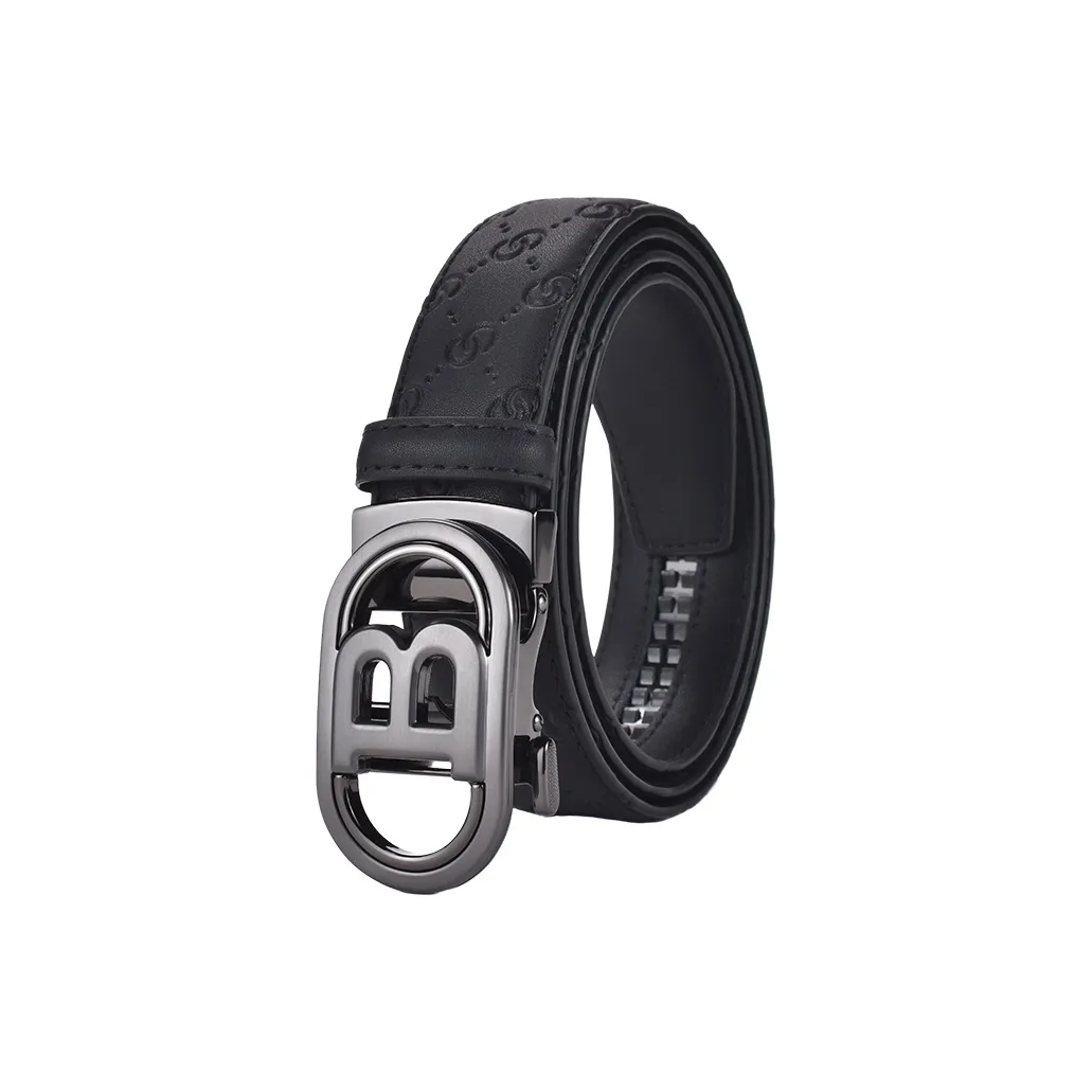 BISON DENIM Ремни из спилок коровьей кожи Мужской 3,5 см