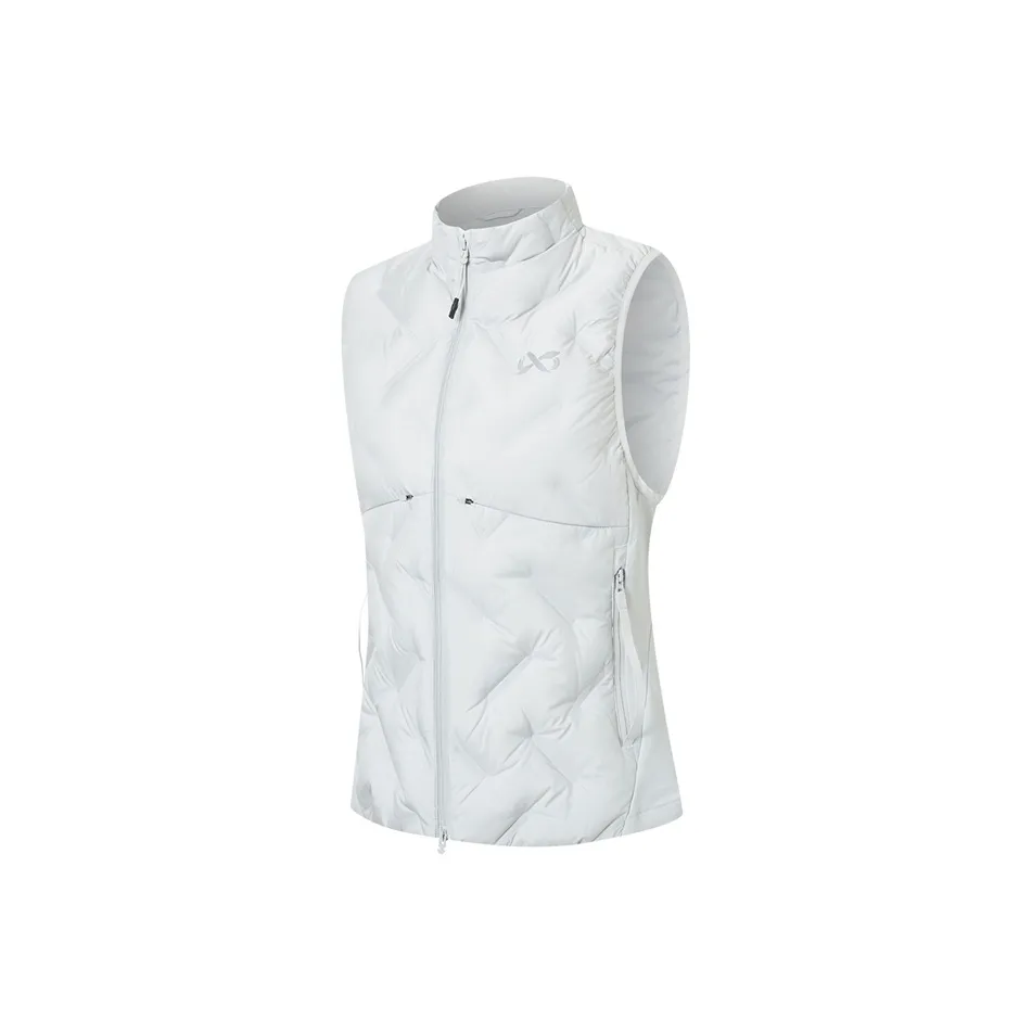 XTEP Down Vest Women's Light Moss Gray