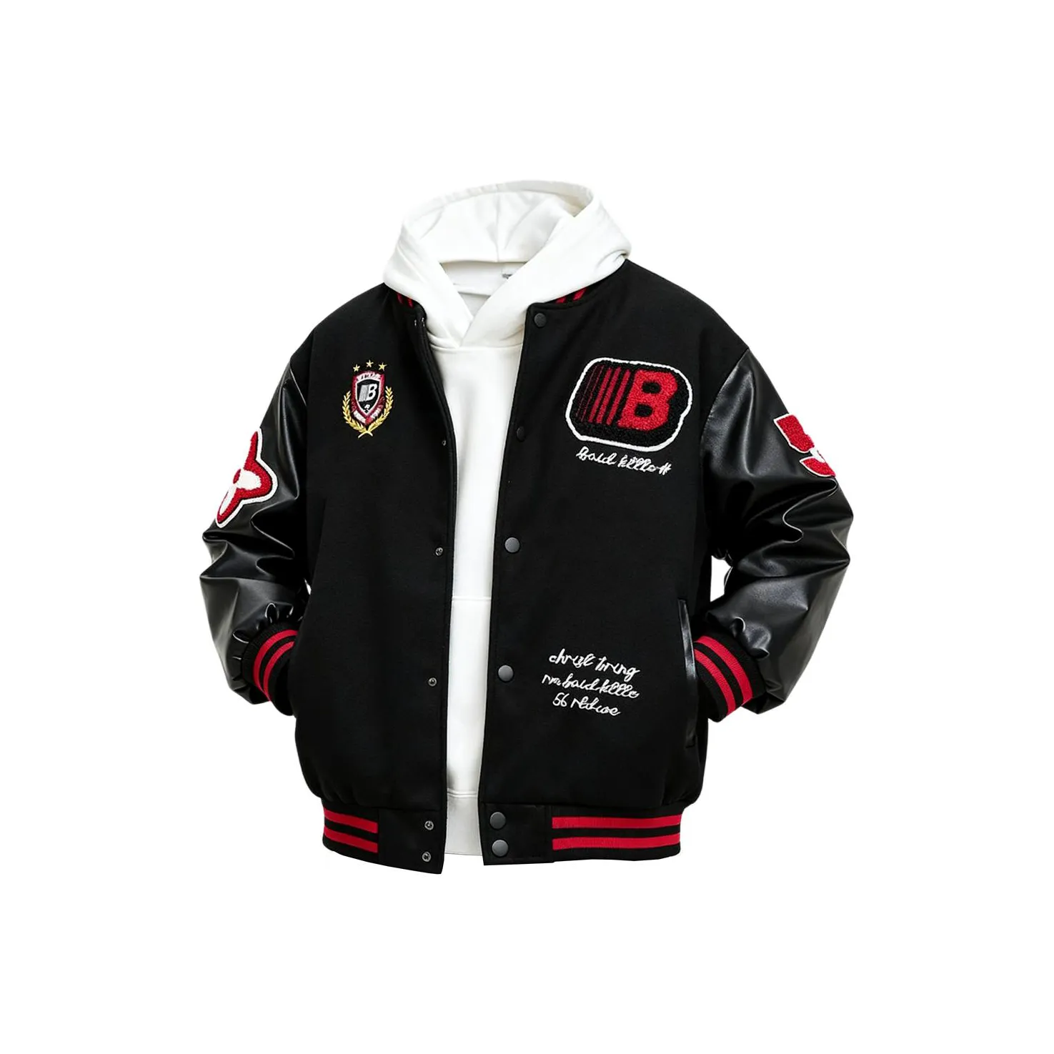 TAOKK Черный Унисекс Бейсбольные Джерси