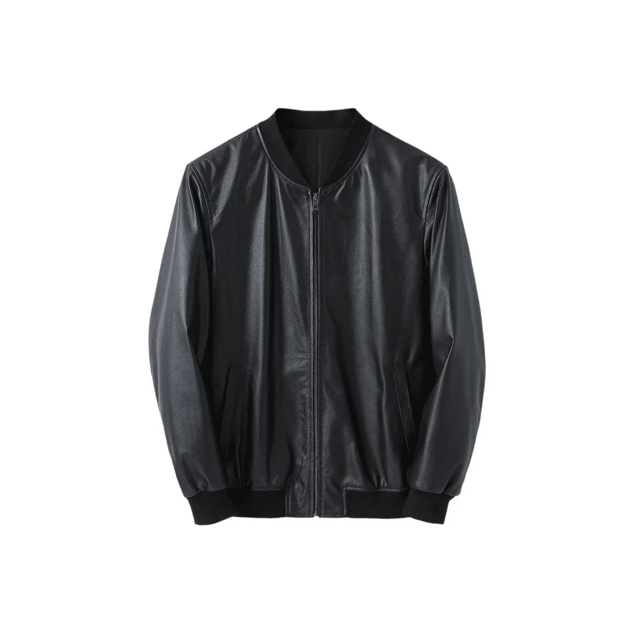 Devanro Черные Мужские Кожаные Куртки