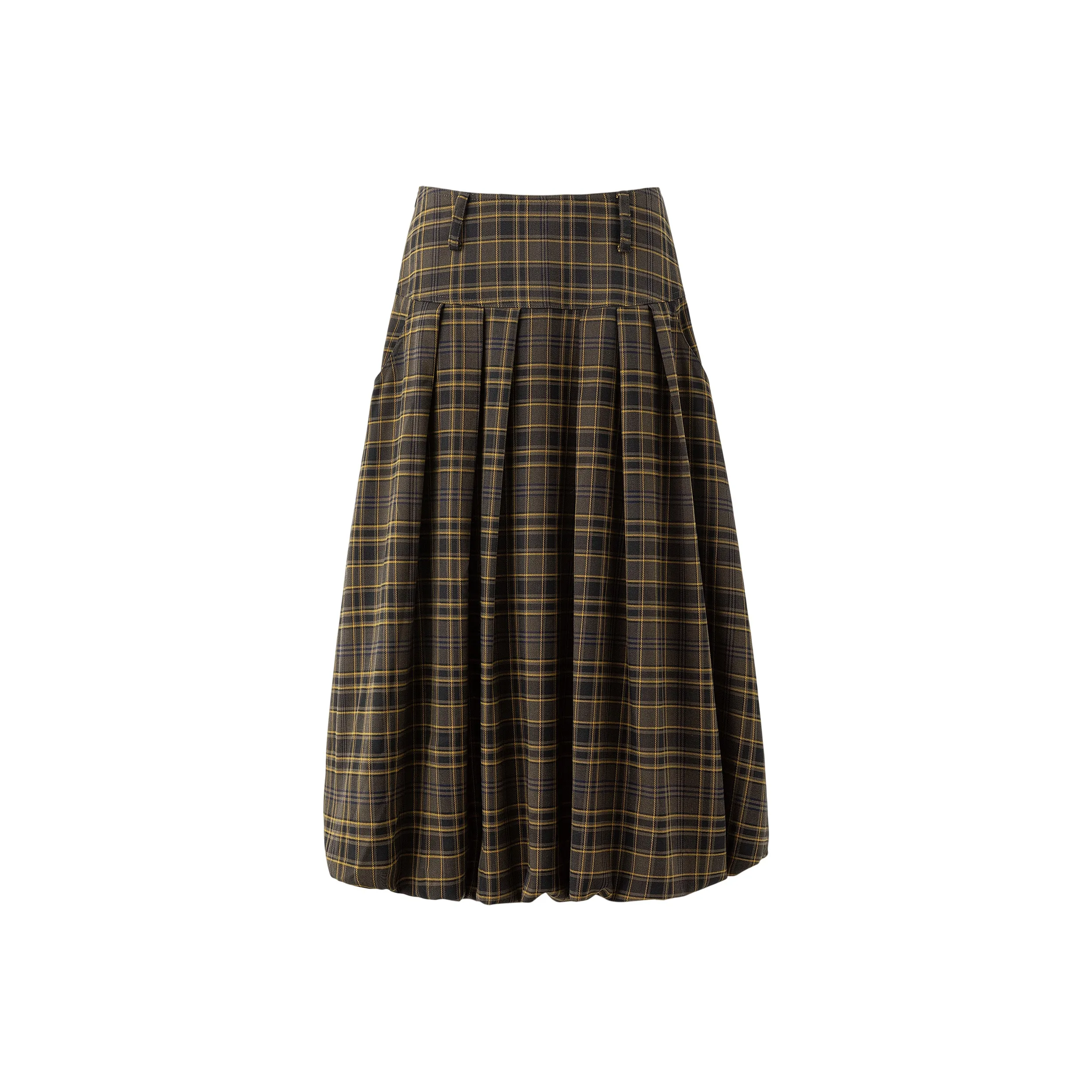 MOOD BERRY Коричневый Женские Повседневные Длинные Юбки