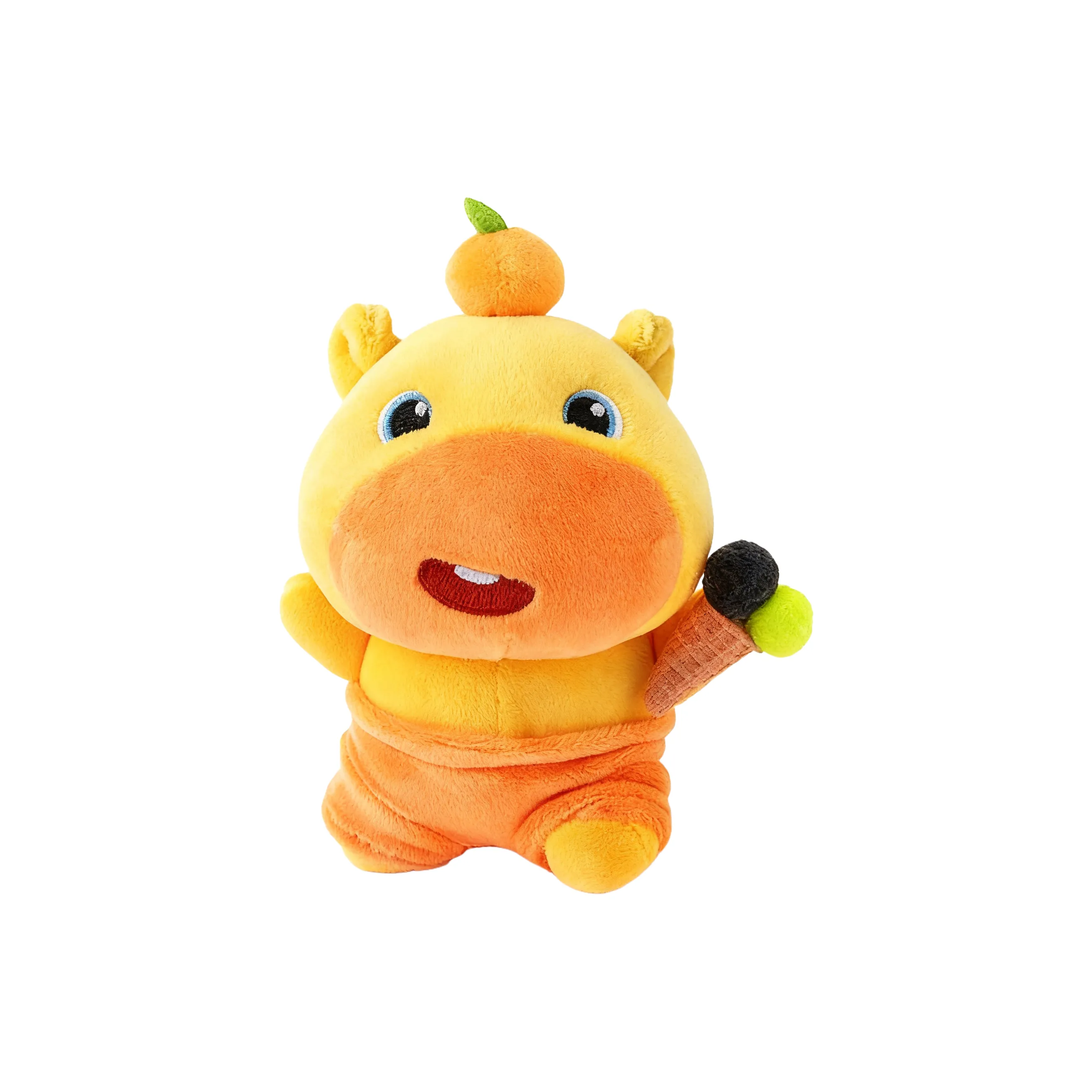 YUELIANTAO Мультяшный Капибара Брелок Украшение Плюшевый Брелок 10 см Рекомендуемая Высота