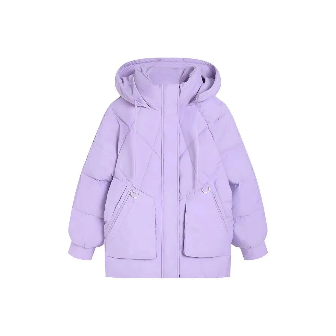 PZHK Таро Фиолетовый Женский Пуховик