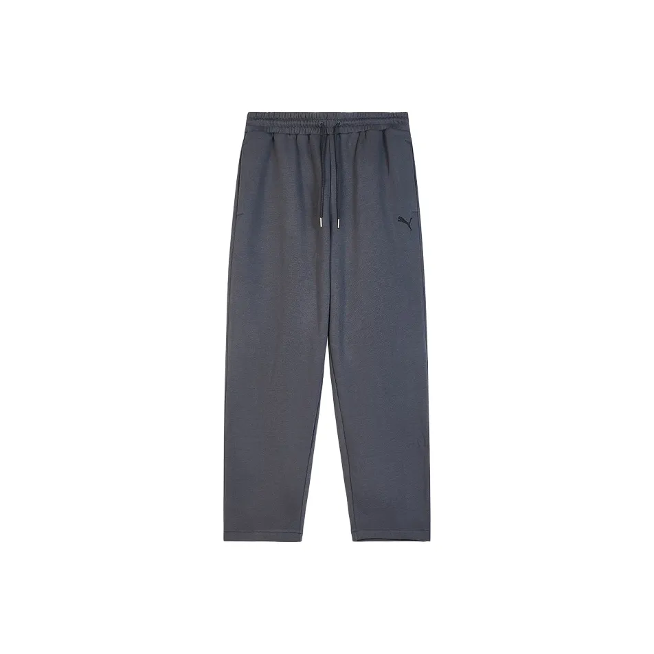 PUMA Серые Мужские Вязаные Тренировочные Штаны