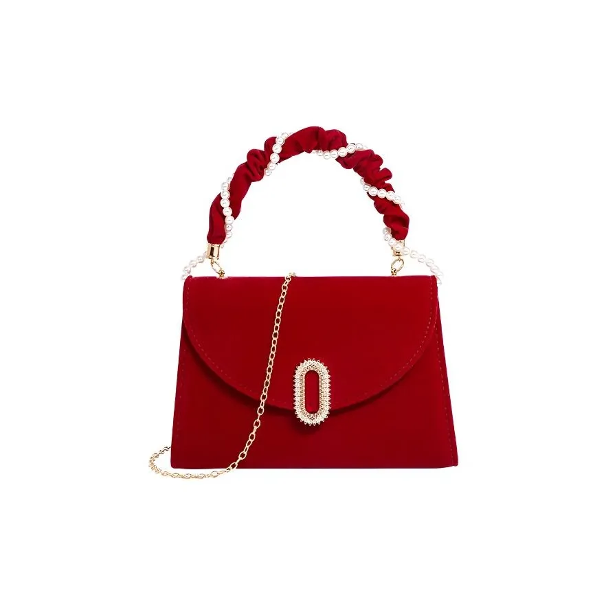 SMILE FOCUS ПУ (полиуретан) Сумка через плечо Сумка Обычная Женская Красная