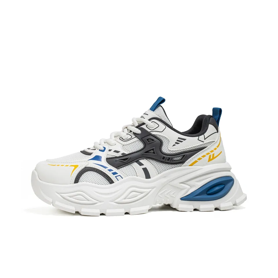 Warrior Slip-resistant Abrasion-resistant Coating Support Balance Увеличение высоты Низкий топ Толстая подошва Мужской