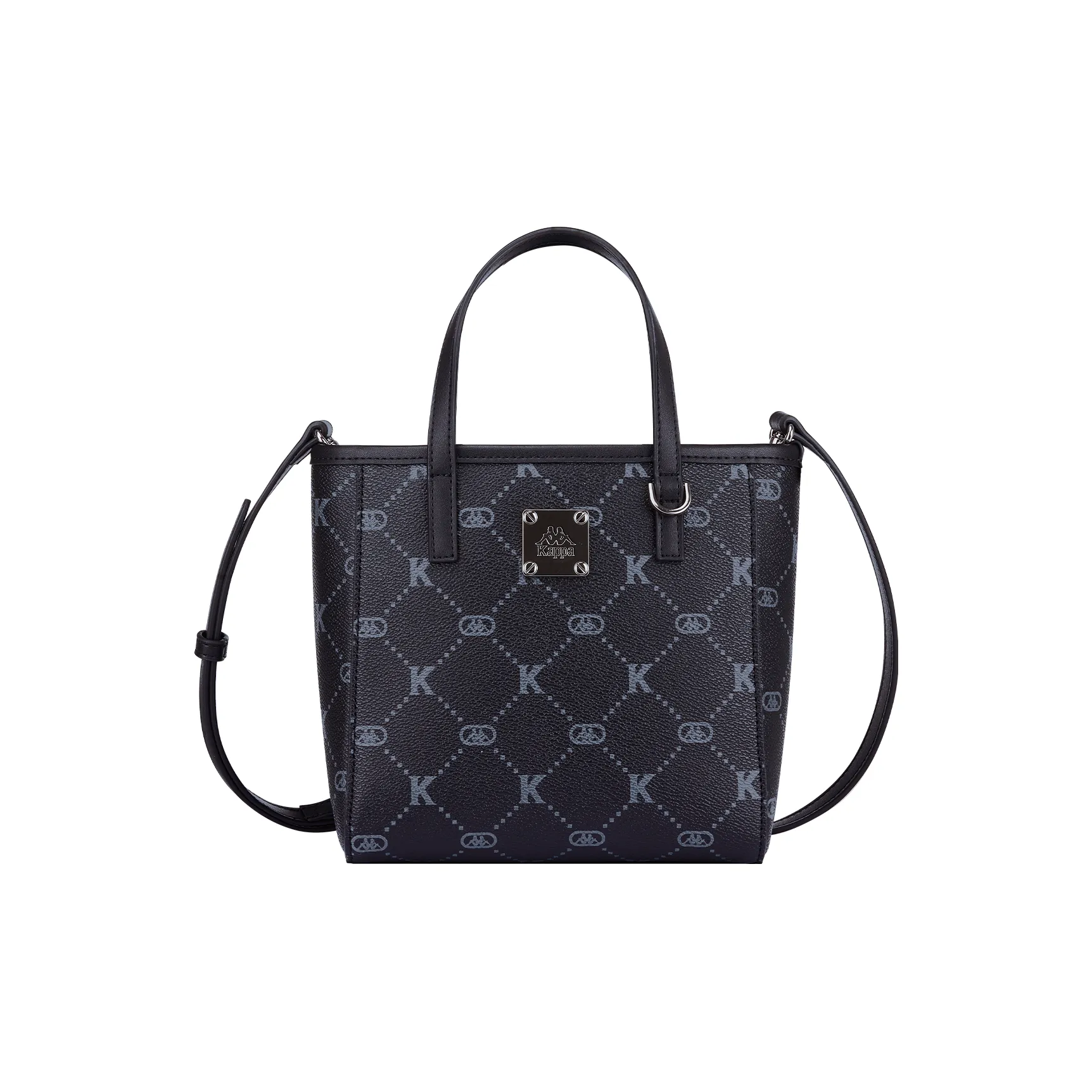 KAPPA Матовая кожа сумка через плечо женская универсальная черная