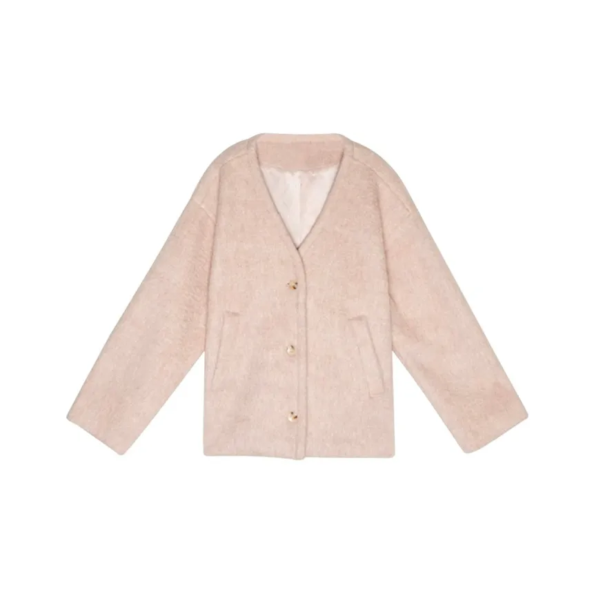 MORii Розовый Включает Остров Store MORii Значок Женские Пальто