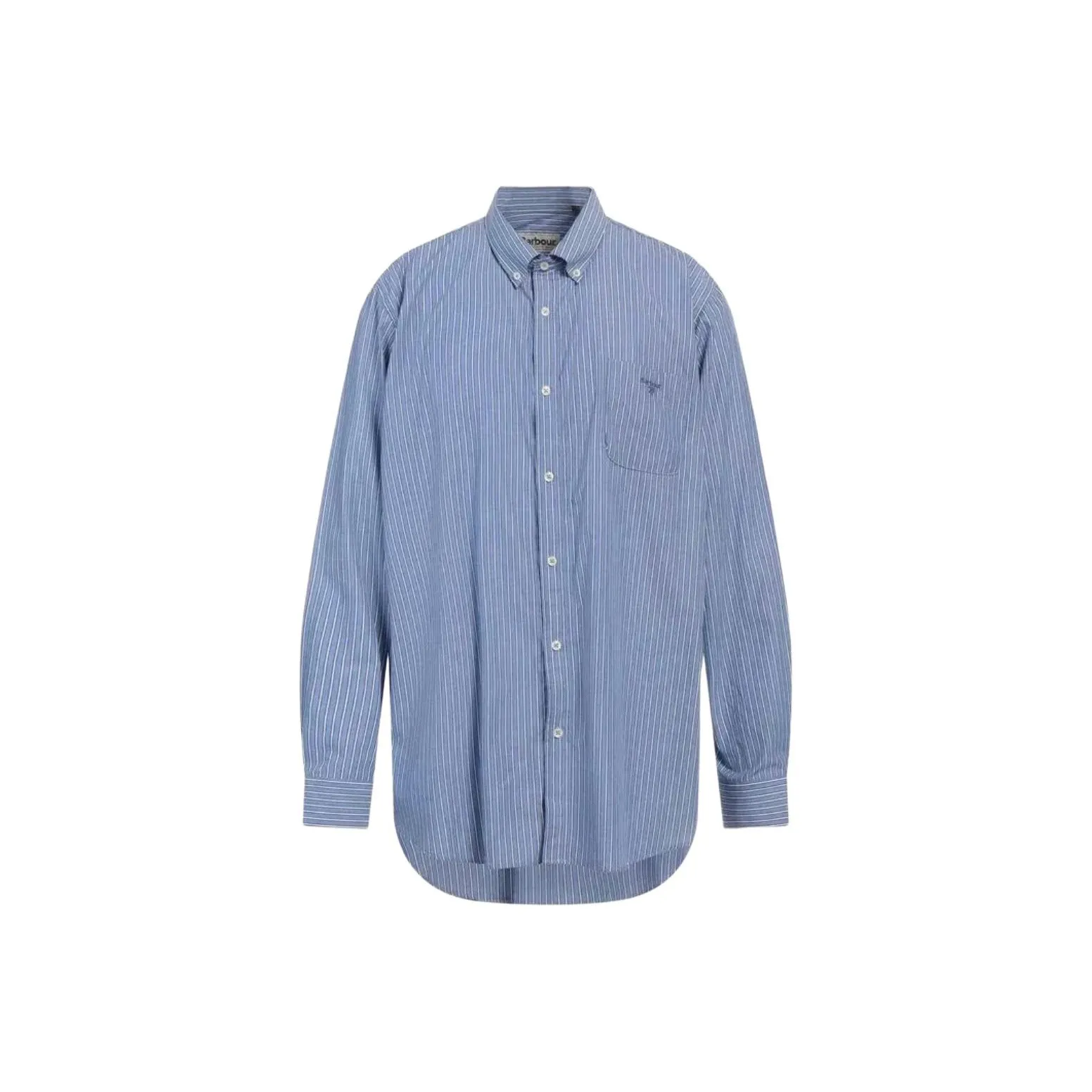 BARBOUR Мужские рубашки синего цвета