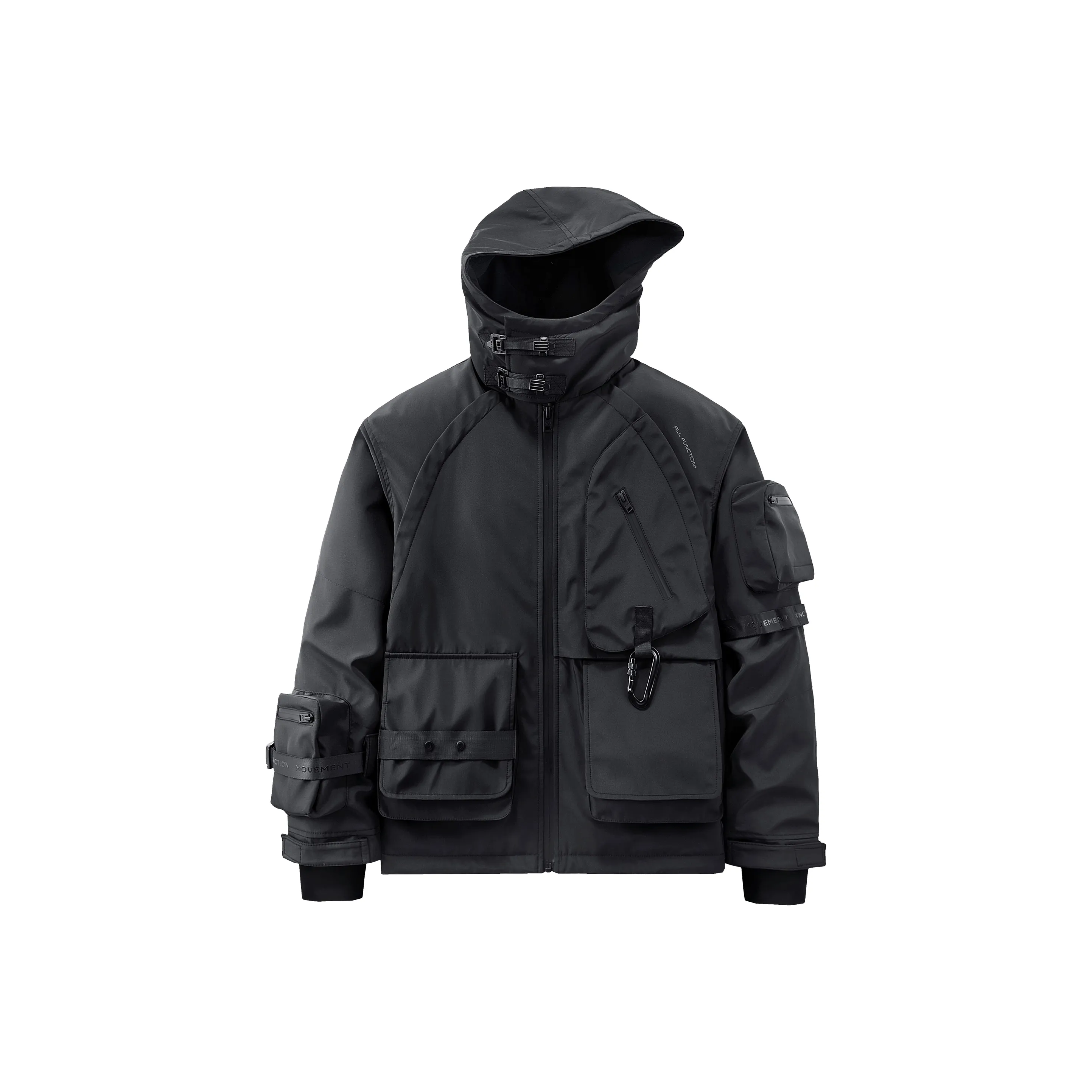 VIP Черный Мужской Пуховик