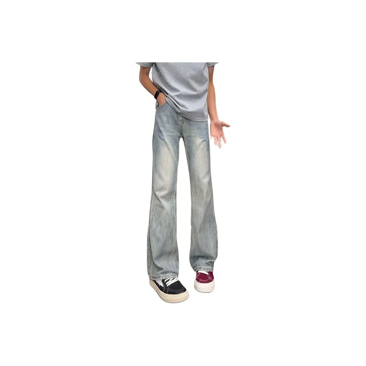 BEAR UNION Брюки-клеш Унисекс