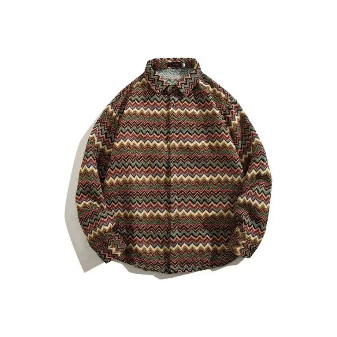 PLQV Коричневый Мужская Рубашка