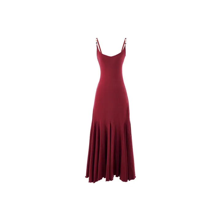 saint genies red dress Lace Front Satin Bodycon Mini dress Red