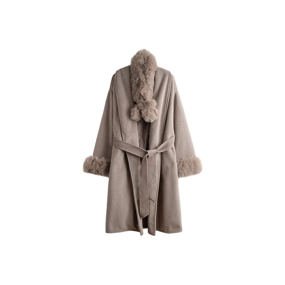 Tonlion Светло-коричневый Женские Меховые изделия