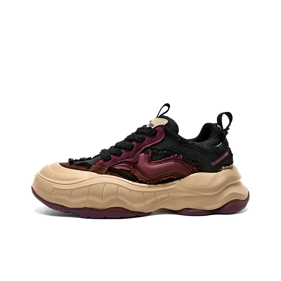 SANTASTIC Высота Увеличивающие Устойчивые к Износу Противоскользящие Низкие Кеды Мужские Бургунди