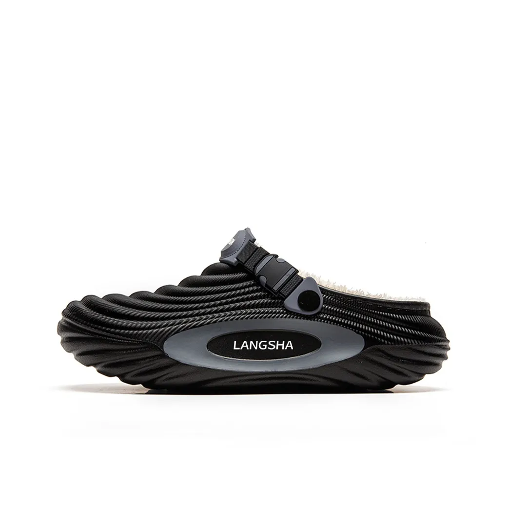 Lanza ЭВА Флоковый противоскользящий и устойчивый к истиранию тихие домашние тапочки унисекс