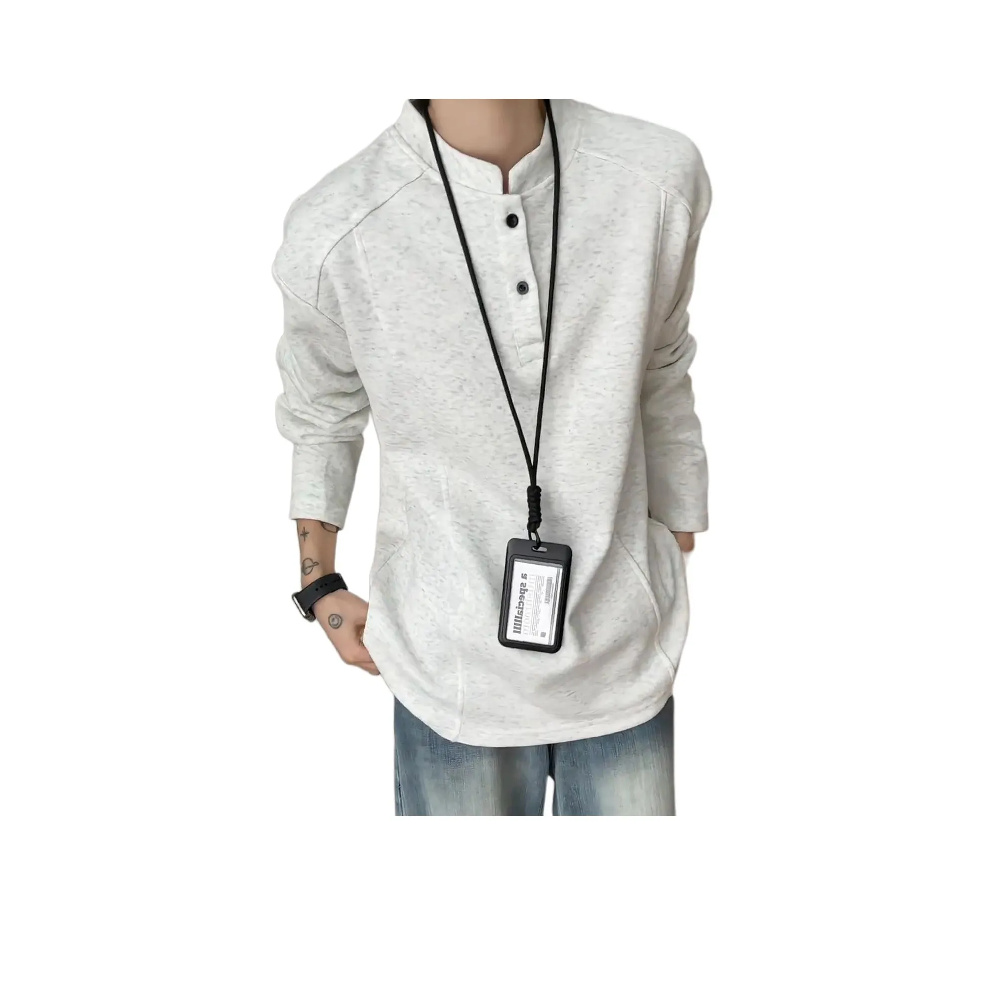 Hypeyourself Белый Серый Унисекс Свитшоты