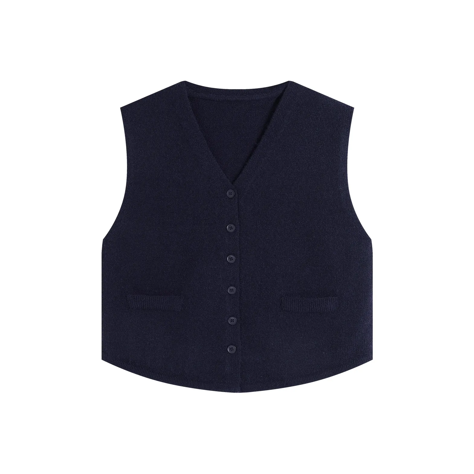 Migu Темно-синие женские жилеты