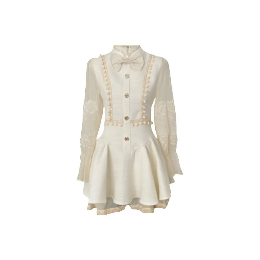 Frustration Garden Длинное платье с длинными рукавами женское