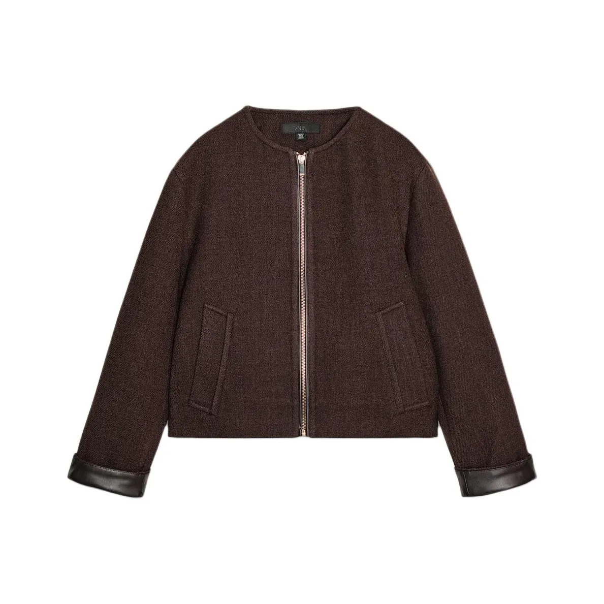 ZARA Collaboration Коричневые Женские Куртки