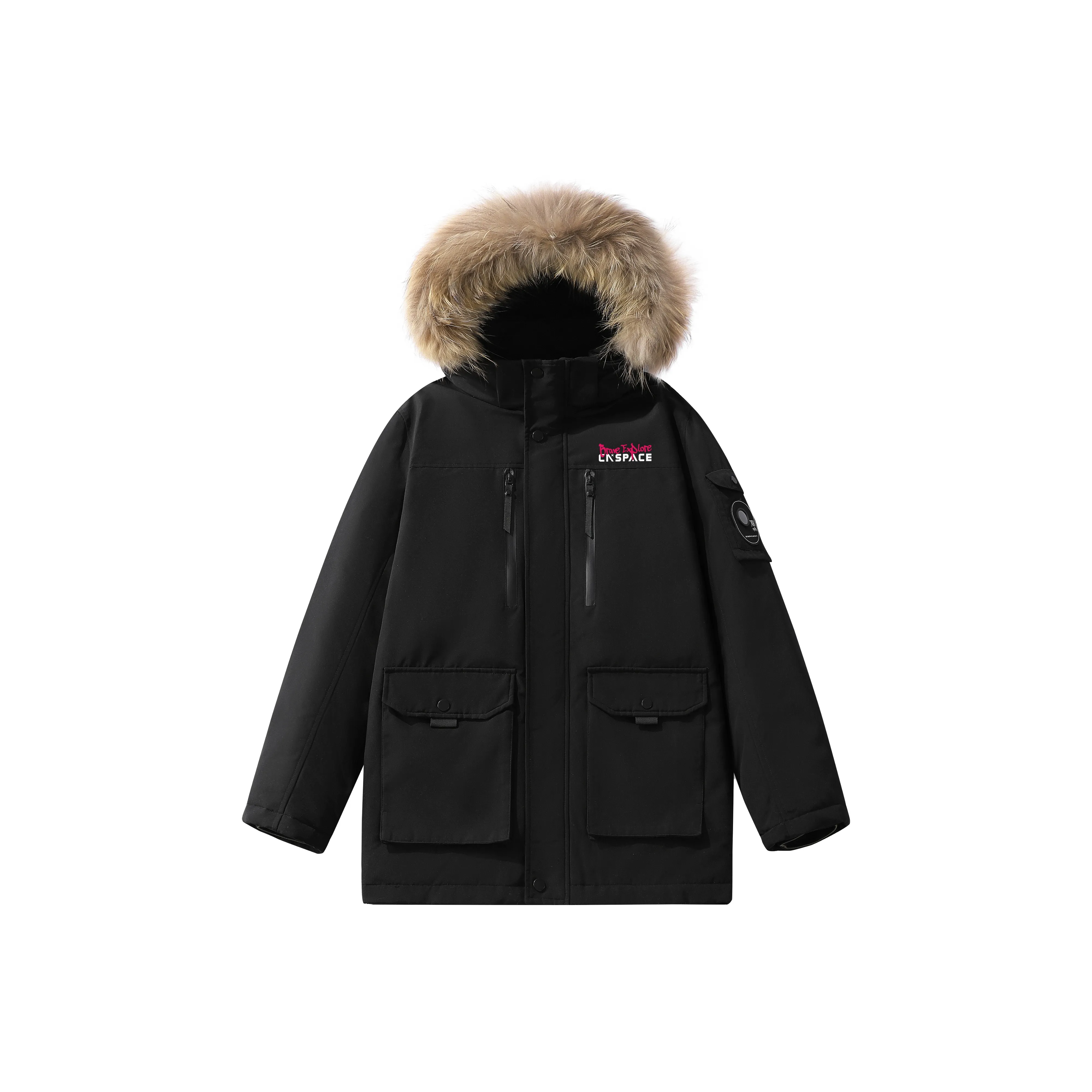 ZHONGGUOHANGTIAN Пуховик Пальто Унисекс