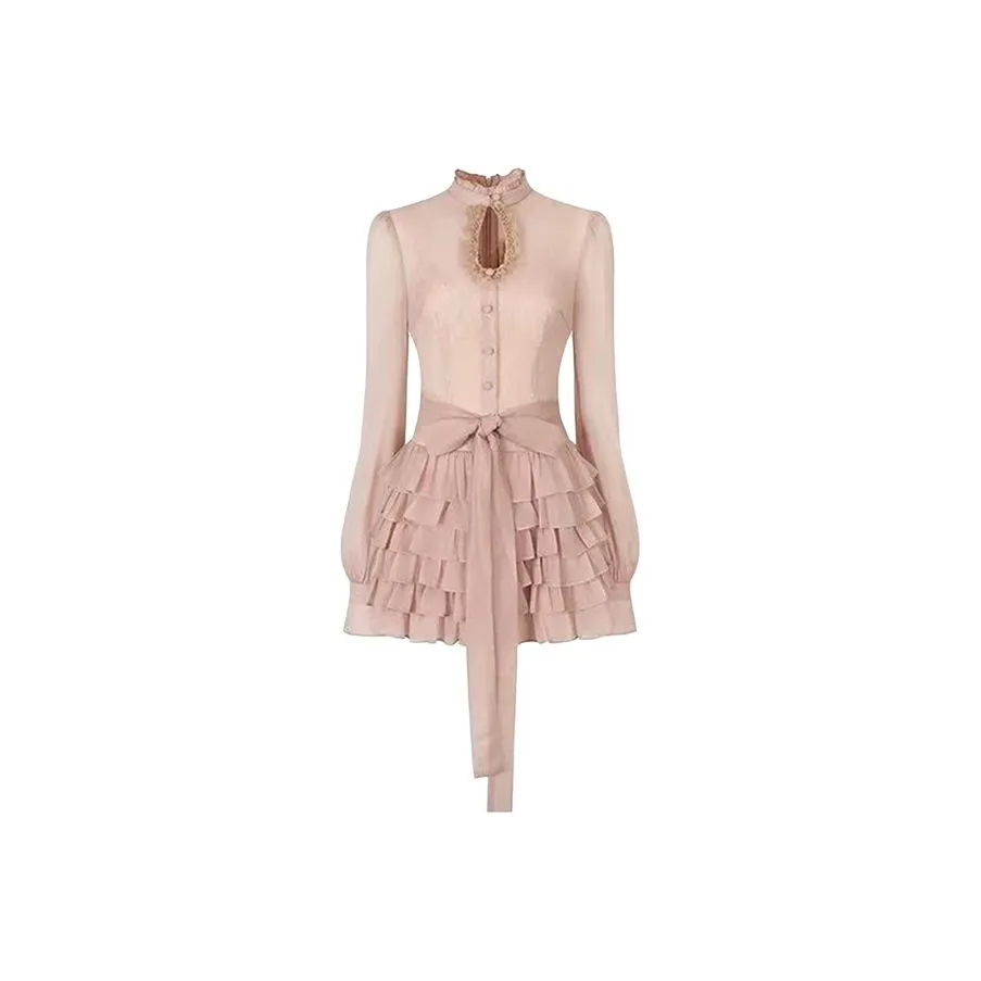 Frustration Garden Длинное платье с длинными рукавами женское