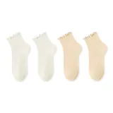 4팩 (2 크림 화이트 + 2 스킨 컬러)
