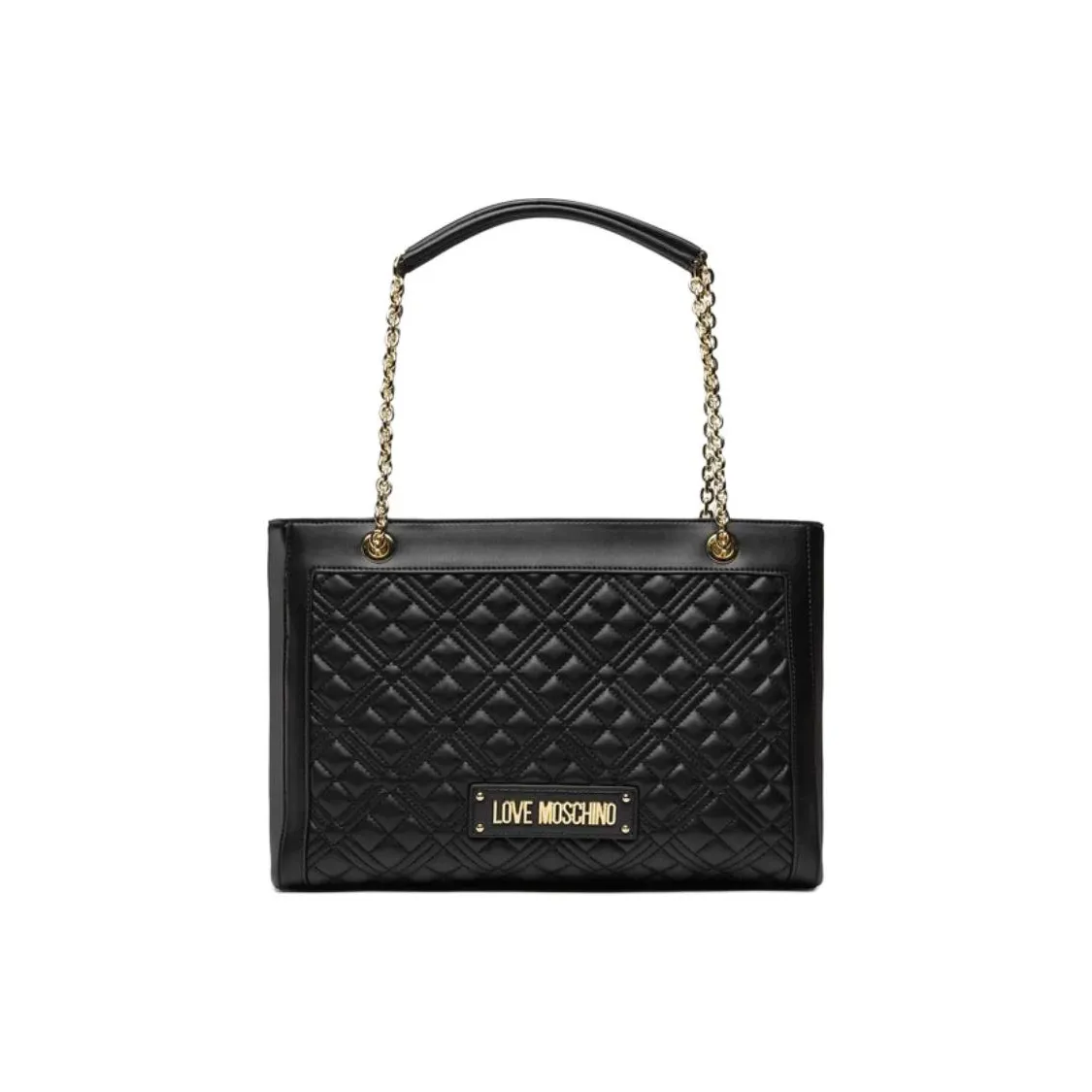 LOVE MOSCHINO Полиуретан Тоут Сумка Сумка для покупок Сумка Сумка через плечо Сумка через плечо Женская Черная