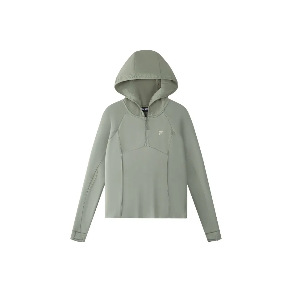 FILA FUSION Толстовка Женская Mang Серый Зеленый
