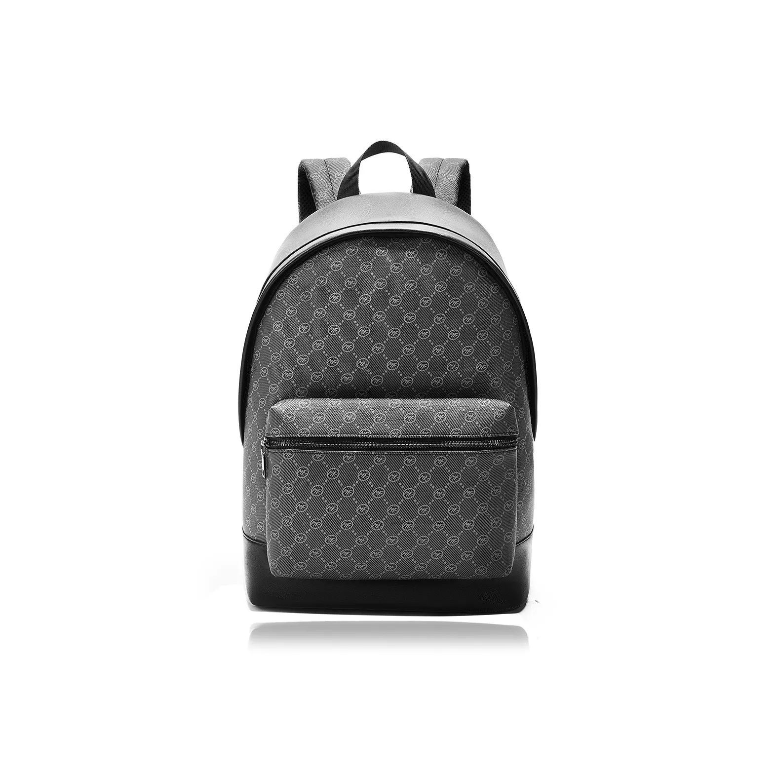 FAIRWHALE Рюкзак из синтетической кожи стандартный мужской черный