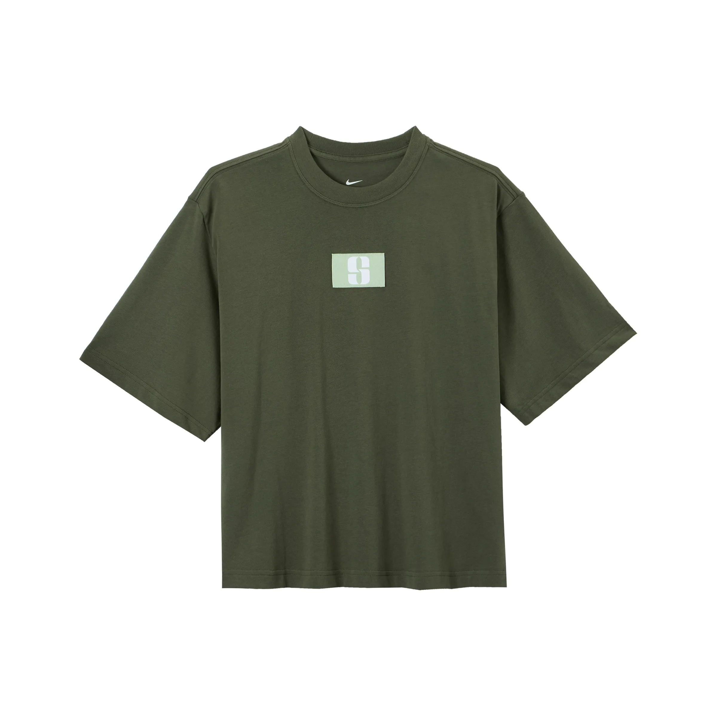 NIKE Оливковые Женские Футболки