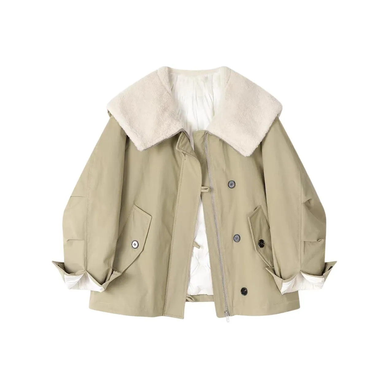 KZOON STUDIO Velvet Feel Coat Women's