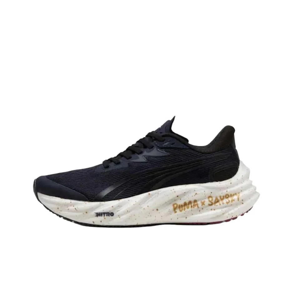 SAYSKY X PUMA Velocity NITRO 4 Дышащая Поддерживающая и Легкая Беговая Обувь Мужская Синяя