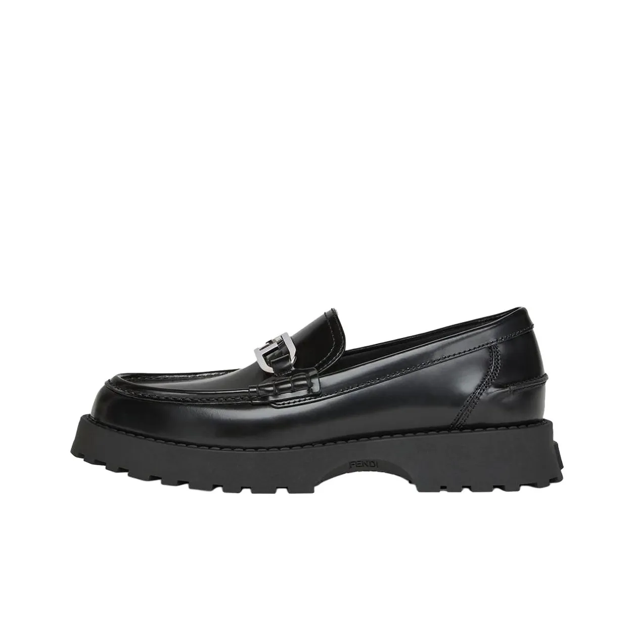 FENDI Loafers Men Black
