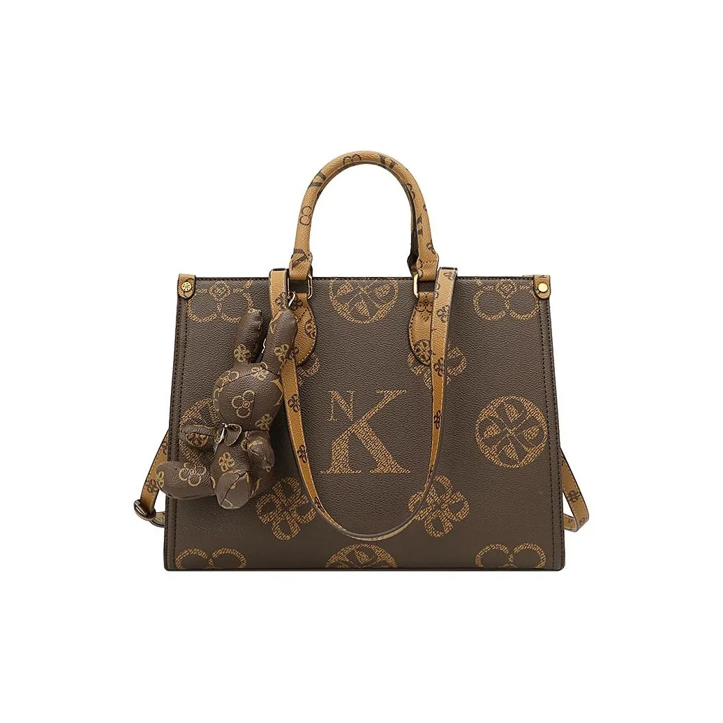 OUBOTE Сумка из коровьей кожи женская кофейного цвета