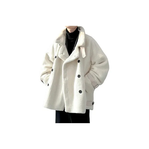 LINGSHI Бархат Feel Пальто Унисекс