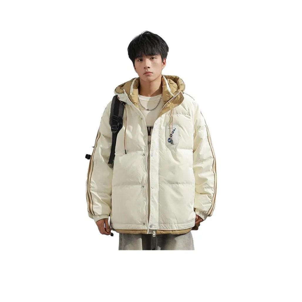 GXXX Белый Мужской Пуховик