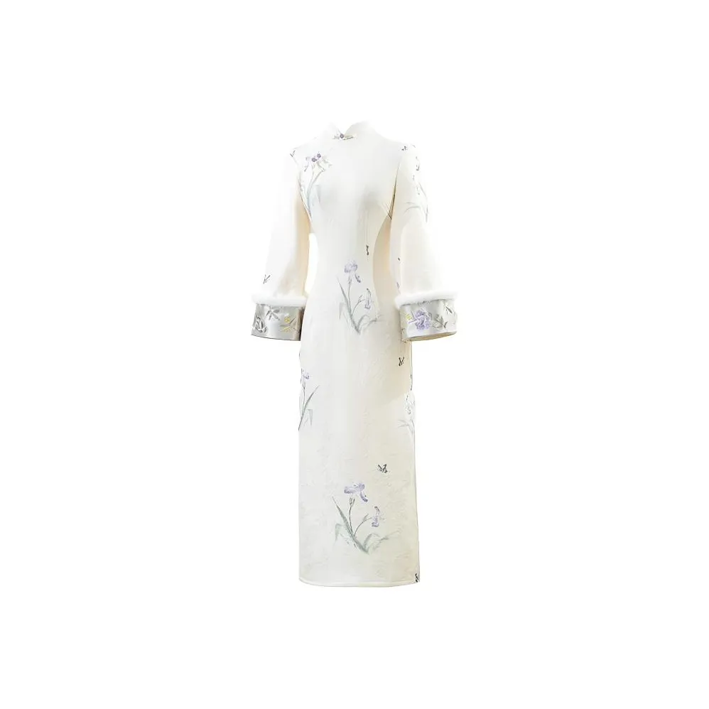 COVT Длинное платье с длинными рукавами женское