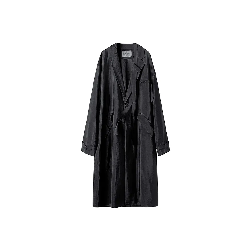 HUANXIANGZHE Silhouette Длинный тренч Унисекс