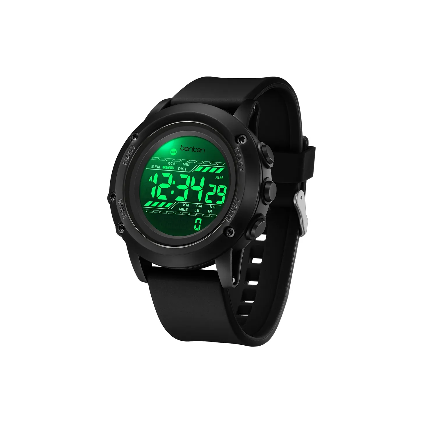BENKEN Электронные Механические Часы Мужские Черный Циферблат