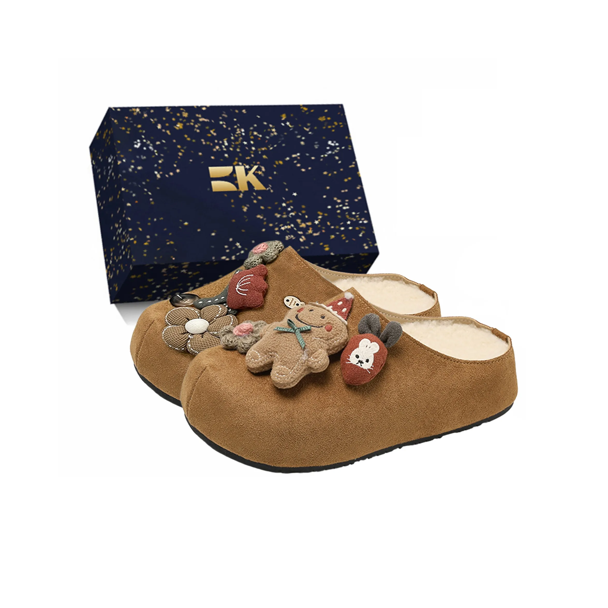 Boldi Kuki Износостойкий Легкий Дышащий и Противоскользящий. Домашние тапочки Женские