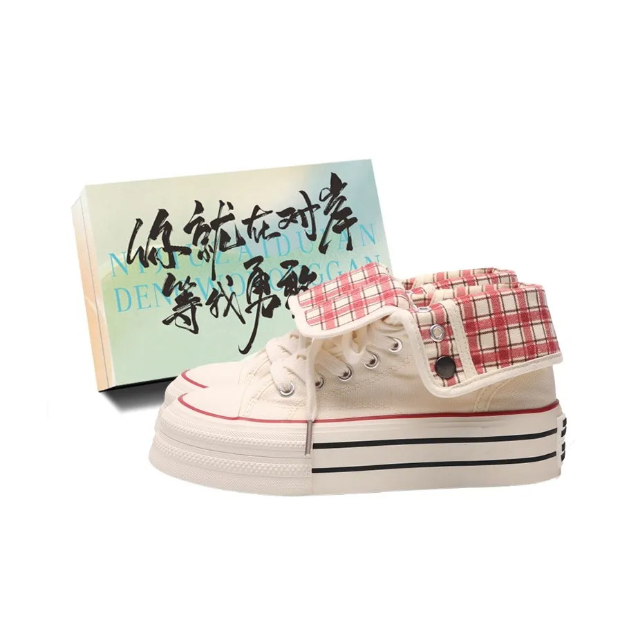 JimiXiong Кеды Высокие Топы Женские