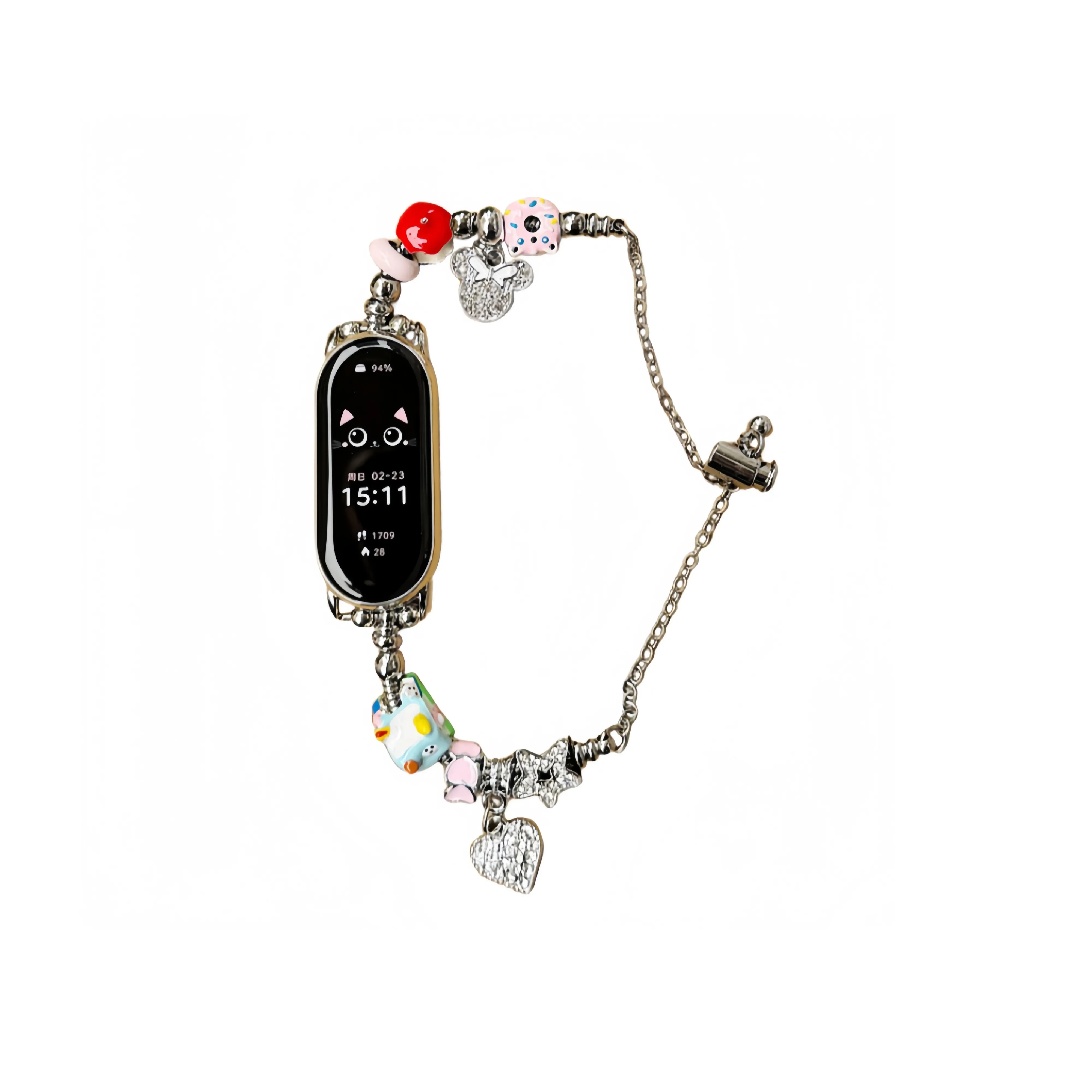 Jia Beauty Xing Ремень Xiaomi Красный Бежевый Совместимость Металл