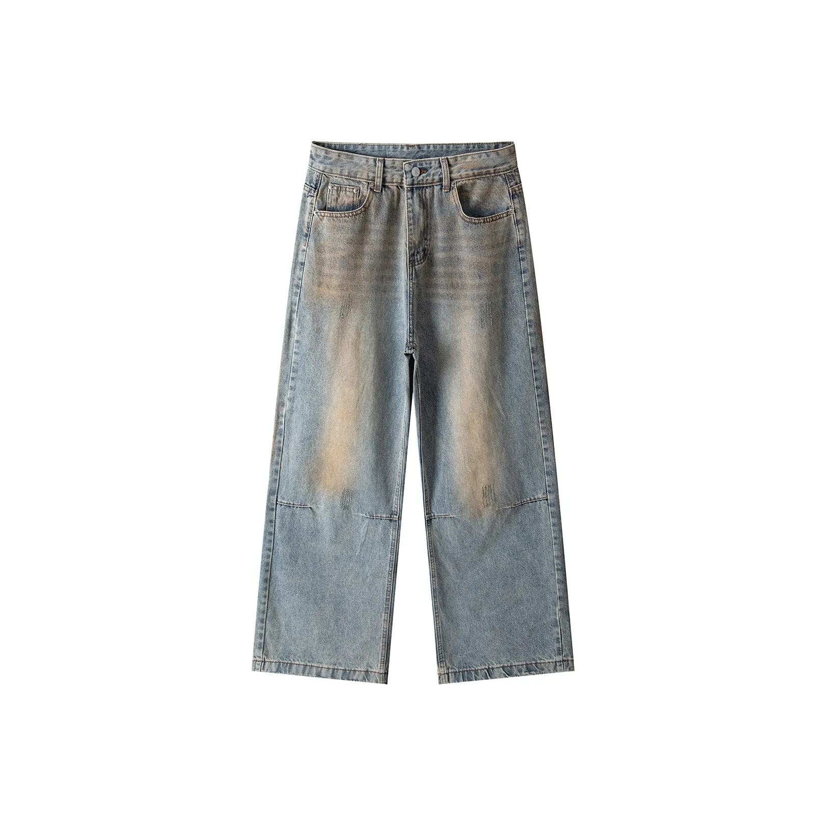 SONGXIER Винтажные синие унисекс джинсы