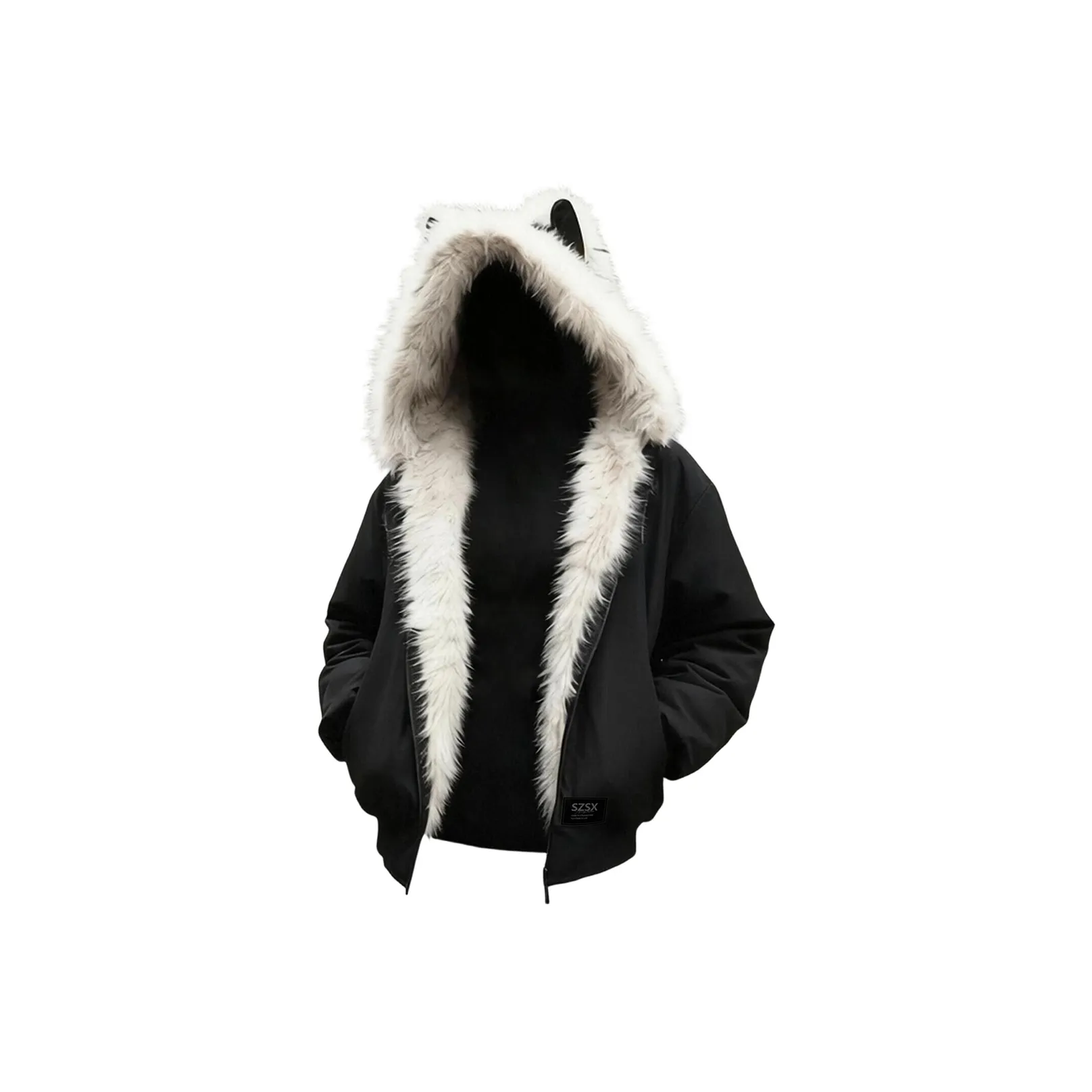 SZSX Flash Night Черный Унисекс Пуховики