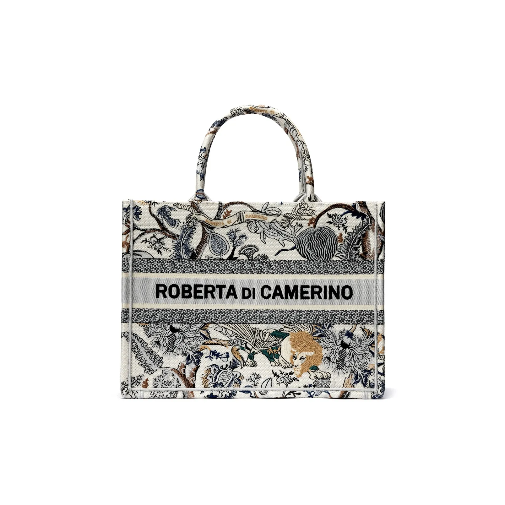 Roberta Di Camerino Ткань Сумка-тоут Женская Серого цвета