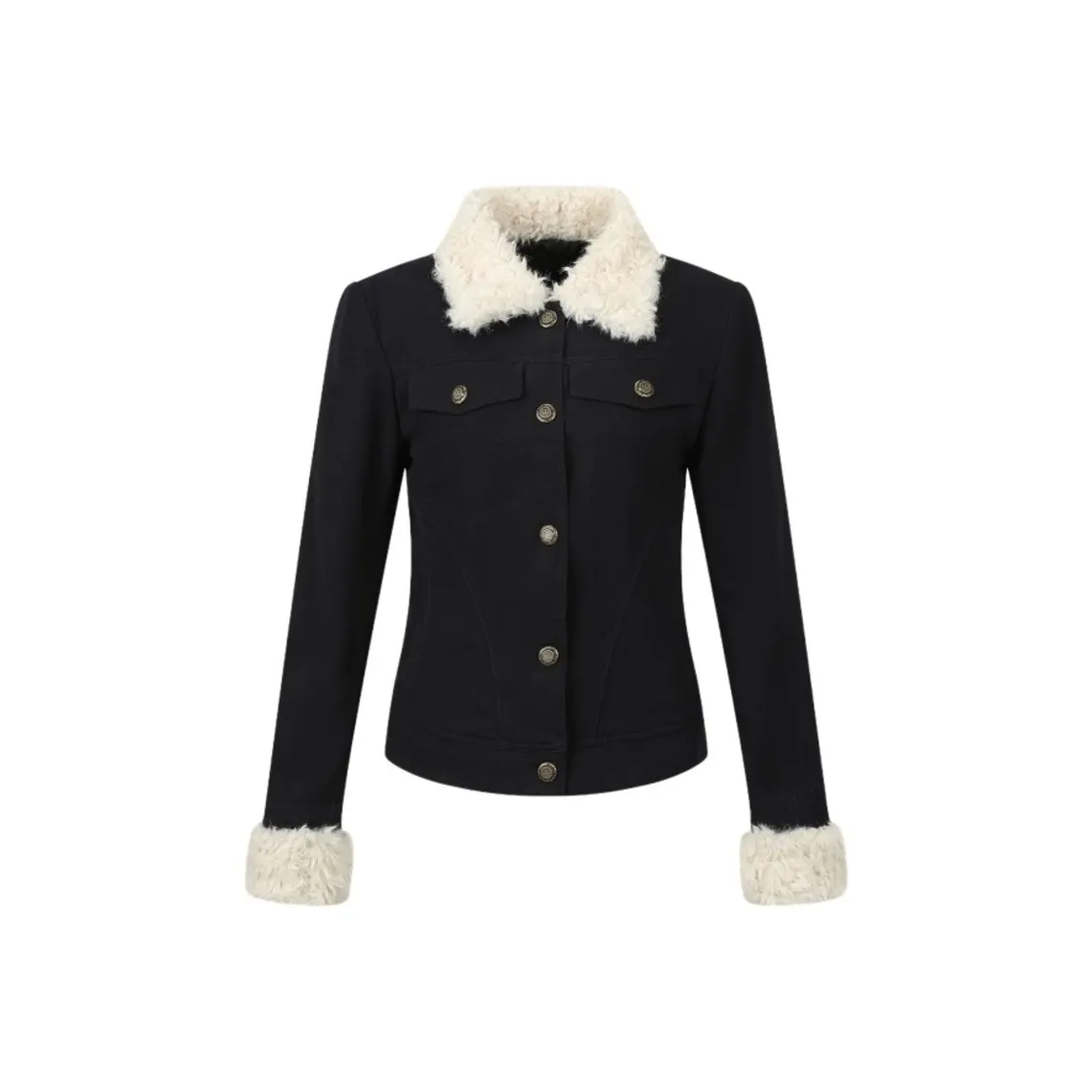 Incolore Темно-синие женские куртки