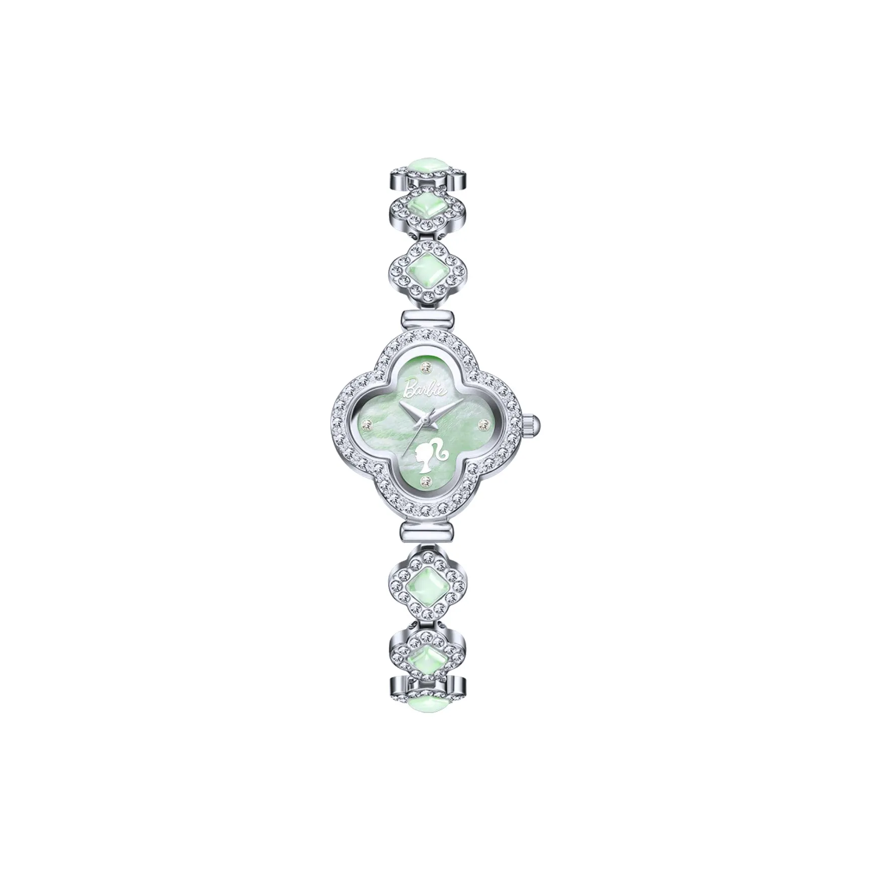 Барби Кварцевый механизм Металлический ремешок Часы Женские Многоцветный циферблат