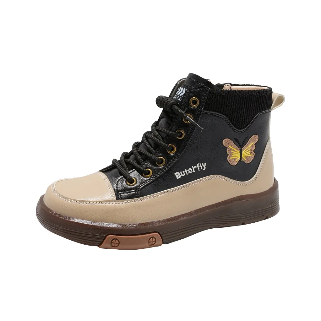 Reivanti Женские Мартинсы Женские Премиум Бежевый Черный